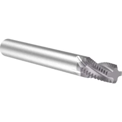 Helical Flute Thread Mill: 1/43/8, Internal & External, 4 Flute, 0.3120" Shank Dia