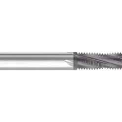 Helical Flute Thread Mill: 7/8-14, Internal & External, 4 Flute, 0.5000" Shank Dia, Solid Carbide