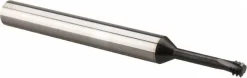 Helical Flute Thread Mill: #10-32, Internal, 3 Flute, 0.2500" Shank Dia, Solid Carbide