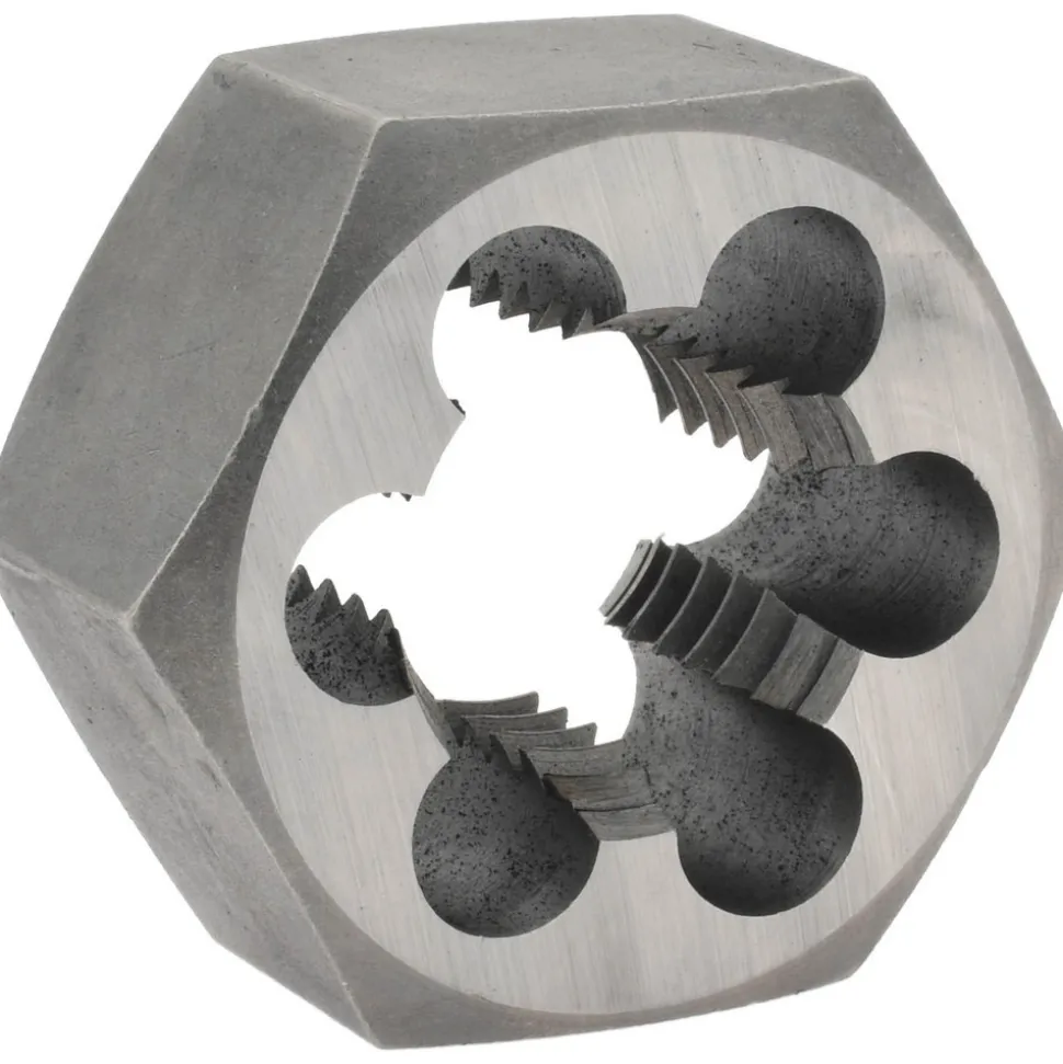 Hex Rethreading Die: M20x2.5, Right Hand, Carbon Steel
