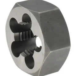 Hex Rethreading Die: M14x1.5, Right Hand, Carbon Steel