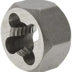 Hex Rethreading Die: M10x1.5, Right Hand, Carbon Steel
