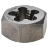 Hex Rethreading Die: M12x1.75, Right Hand, Carbon Steel
