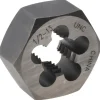 Hex Rethreading Die: 1/2-13, Right Hand, Carbon Steel