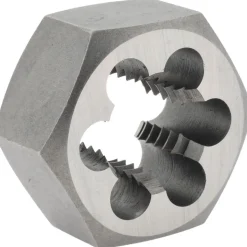 Hex Rethreading Die: 3/4-10, Right Hand, High-Speed Steel