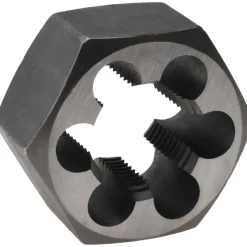 Hex Rethreading Die: 7/8-14, Right Hand, Carbon Steel