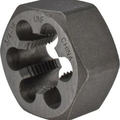 Hex Rethreading Die: 3/4-16, Right Hand, Carbon Steel