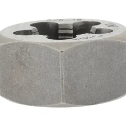 Hex Rethreading Die: 5/8-18, Right Hand, Carbon Steel
