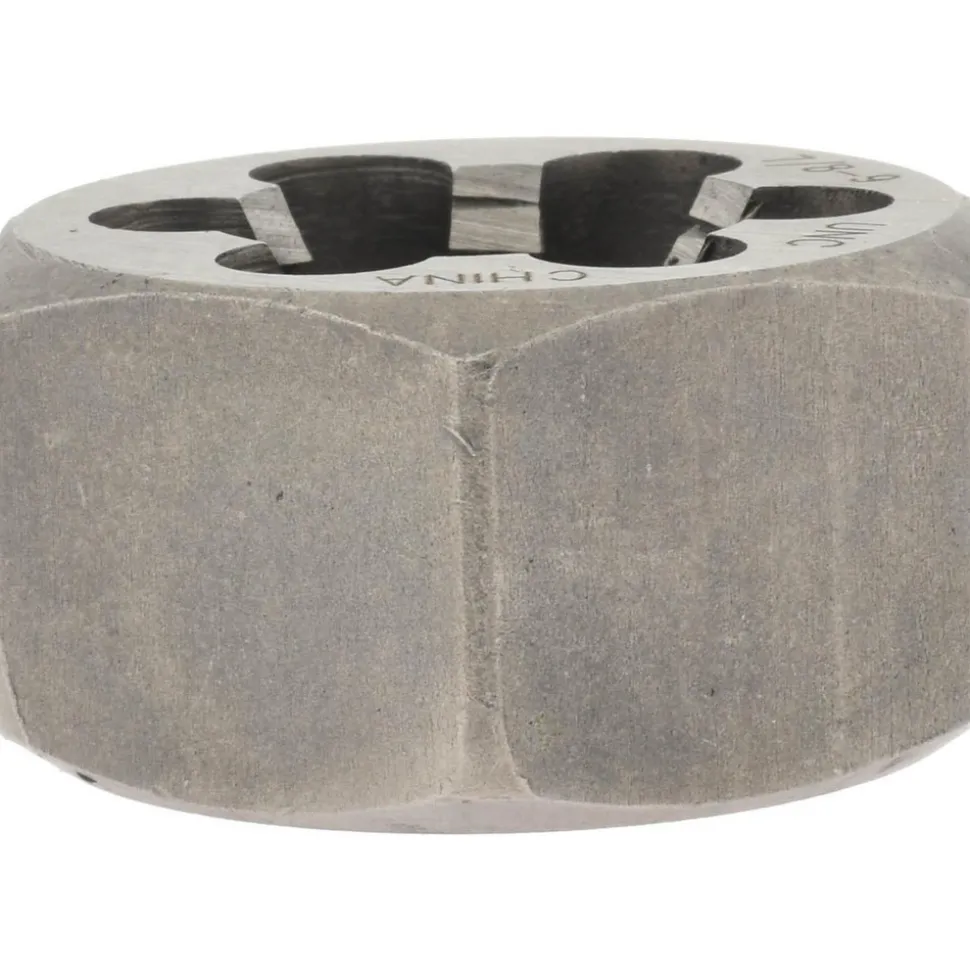 Hex Rethreading Die: 7/8-9, Right Hand, Carbon Steel