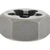 Hex Rethreading Die: 5/8-11, Right Hand, High-Speed Steel