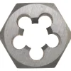 Hex Rethreading Die: 5/8-11, Right Hand, Carbon Steel