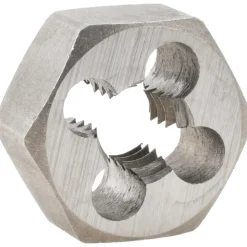 Hex Rethreading Die: 5/16-18, Right Hand, Carbon Steel