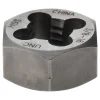 Hex Rethreading Die: 3/8-16, Right Hand, High-Speed Steel