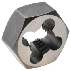 Hex Rethreading Die: 3/8-16, Right Hand, High-Speed Steel