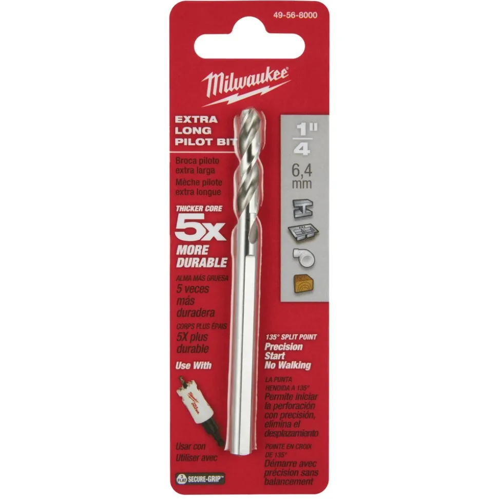 High Speed Steel Pilot Bit 1/4" x 4"