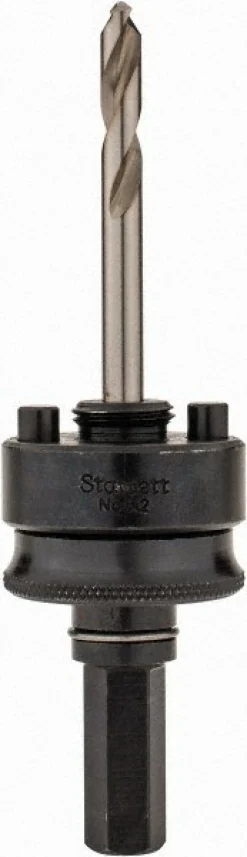 Hole Saw Arbor: Straight Shank, Drill Pilot