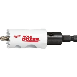 Hole Saw: 1-1/8" Saw Dia, 1-1/2" Cut Depth