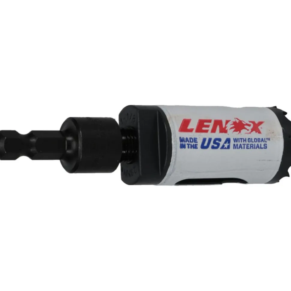 Hole Saw: 1-1/8" Saw Dia, 1-9/16" Cut Depth
