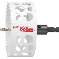 Hole Saw: 4" Saw Dia, 1-1/2" Cut Depth