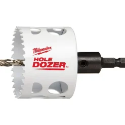 Hole Saw: 2-1/2" Saw Dia, 1-1/2" Cut Depth
