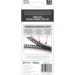 Hook & Loop: Shape: Strip; Tape Width: 0.50 in; Tape Length: 1.5 in; Color: Black