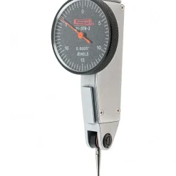 Horizontal Dial Test Indicator: 0.0300" Max, 0-100-0 Dial Reading, 0.000500" Accuracy