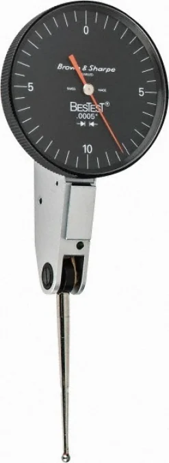 Horizontal Dial Test Indicator: 0.0200" Max, 0-10-0 Dial Reading