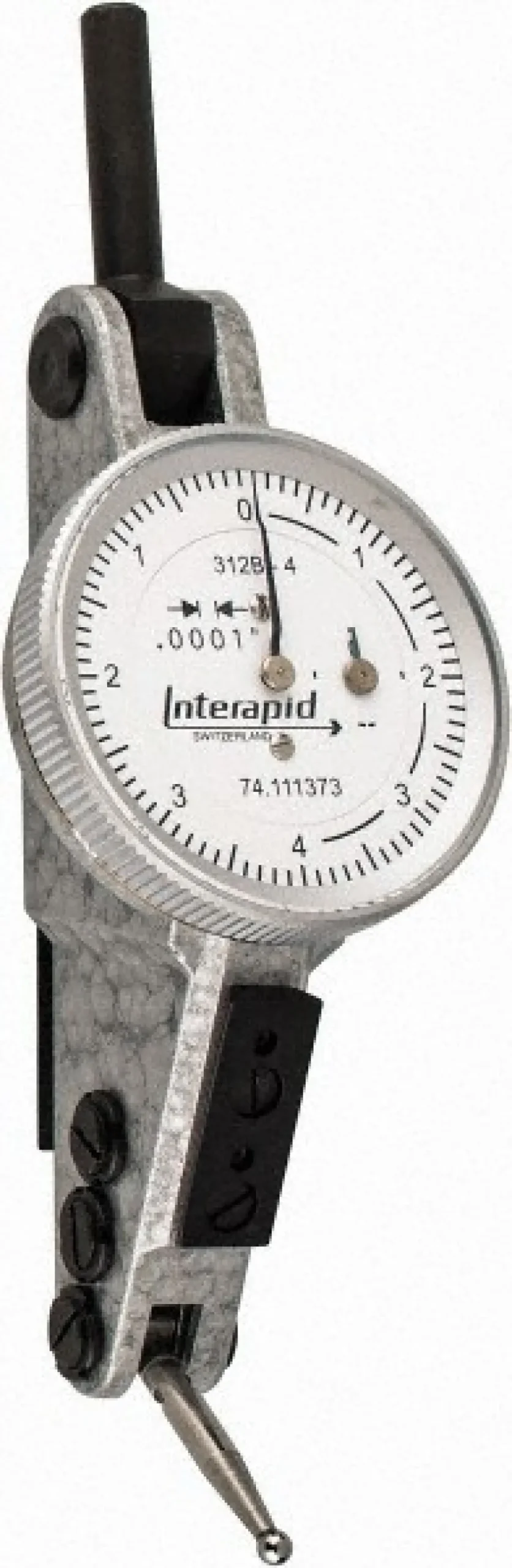 Horizontal Dial Test Indicator: 0.0160" Max, 0-5-0 Dial Reading