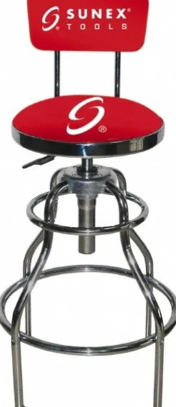 33 Inch High, Stationary Adjustable Height Stool