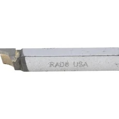 2-1/2 Inch Long, 1/4 Inch Radius, Right Hand, Concave, RAD Style Radius Cutting Tool Bit