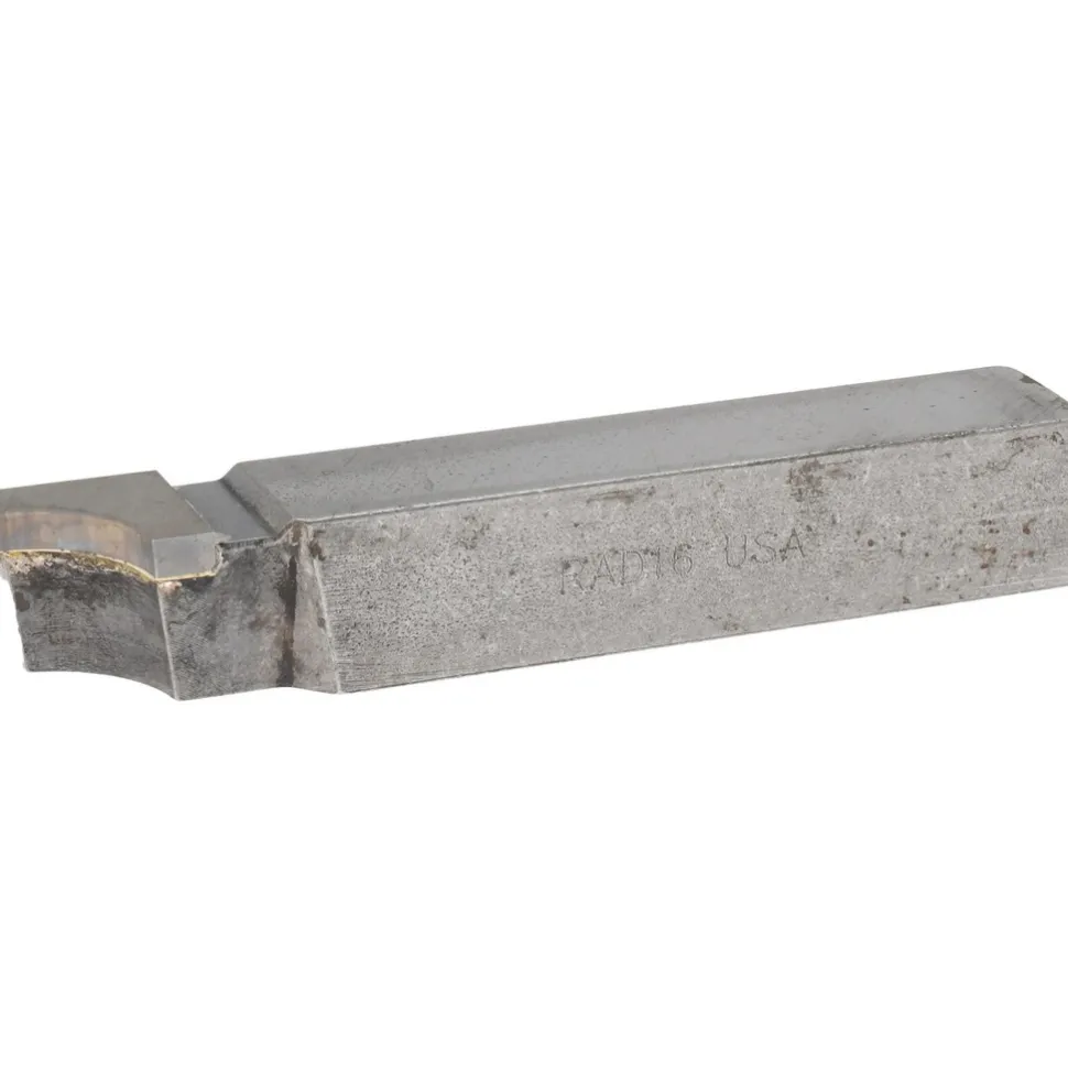 4-1/2 Inch Long, 1/2 Inch Radius, Right Hand, Concave, RAD Style Radius Cutting Tool Bit
