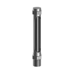 9-1/2 Inch Long Sight, 3/8 Inch Thread Size, Buna-N Seal Straight to Male Thread, Vented Oil-Level Indicators and Gauge