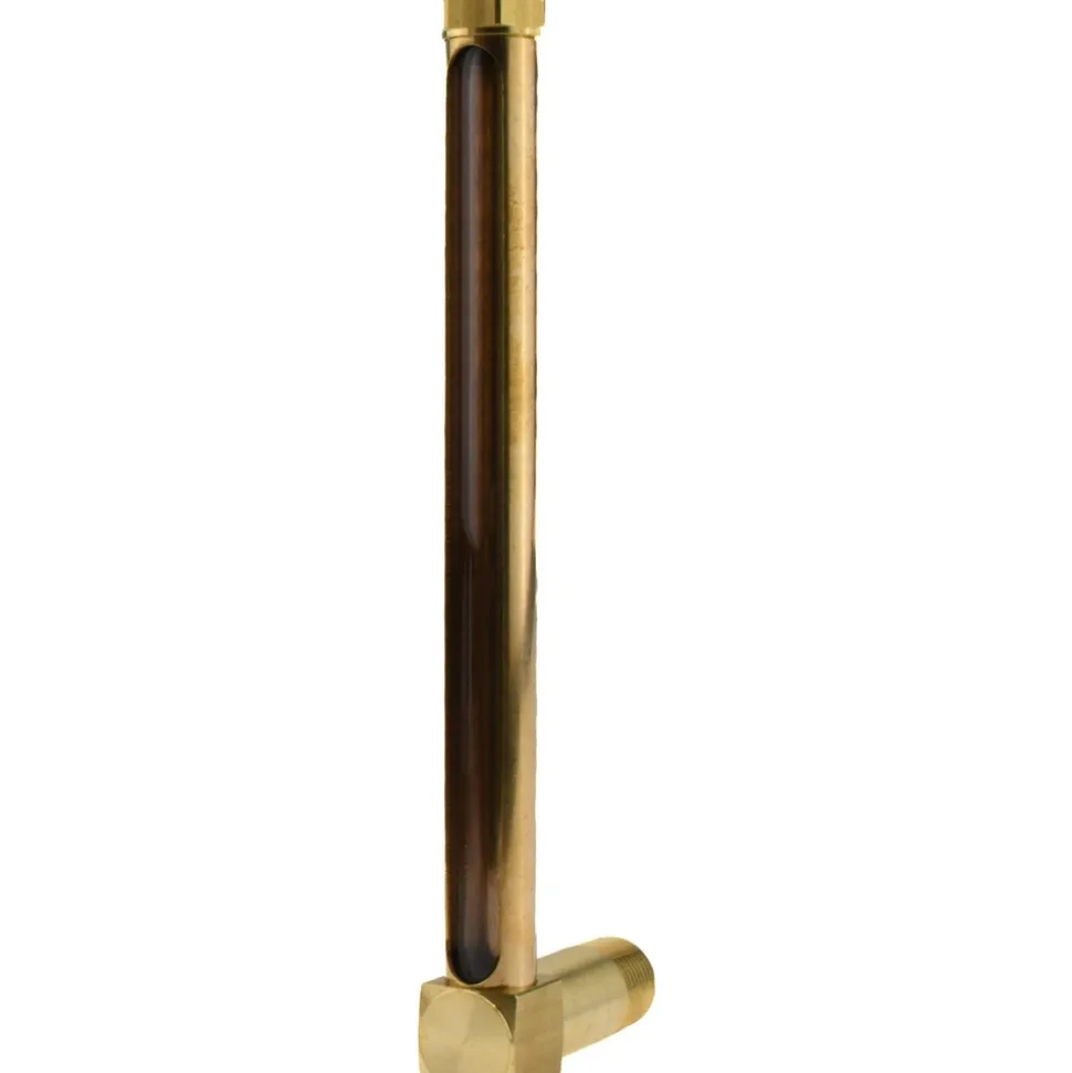 7-1/2 Inch Long Sight, 1/2 Inch Thread Size, Buna-N Seal Long Elbow, Vented Oil-Level Indicators and Gauge