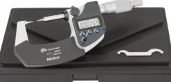 1 Inch, 32mm Throat Depth, Ratchet Stop, Electronic Point Micrometer