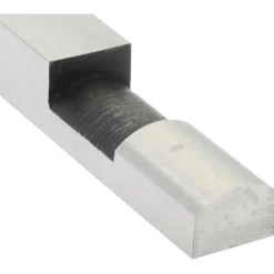 2.366 Inch Overall Length, 0.315 Inch Jaw Thickness, 0.25 Inch Radius, Gage Block Cylindrical Jaws