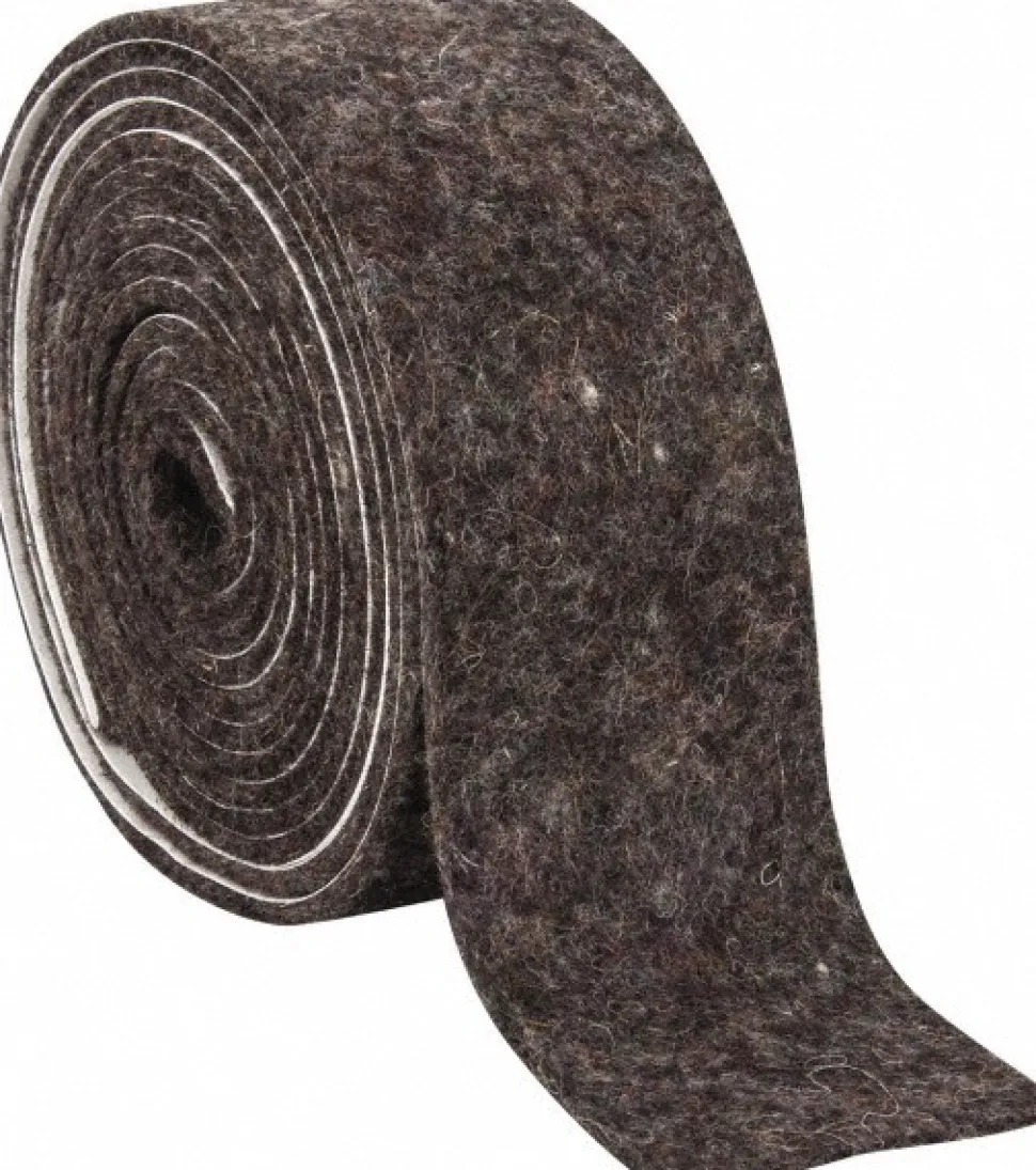 1/8 Inch Thick x 2 Inch Wide x 10 Ft. Long, Felt Stripping