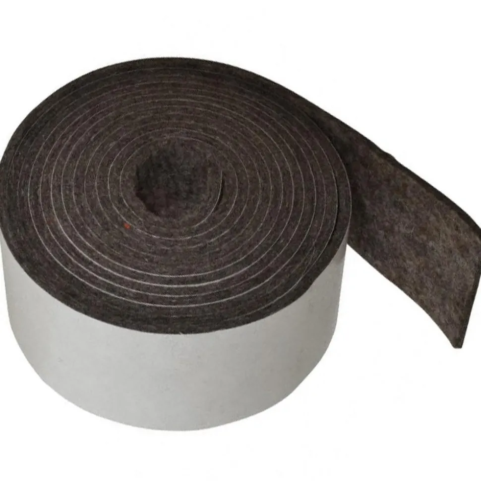 1/8 Inch Thick x 2 Inch Wide x 10 Ft. Long, Felt Stripping