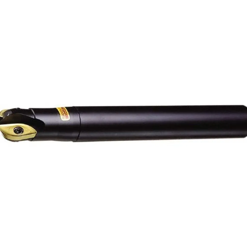 Indexable Ball Nose End Mill: 3/4" Cut Dia, Steel, 10" OAL