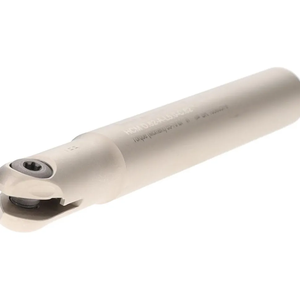 Indexable Ball Nose End Mill: 5/8" Cut Dia, Solid Carbide, 5.1" OAL