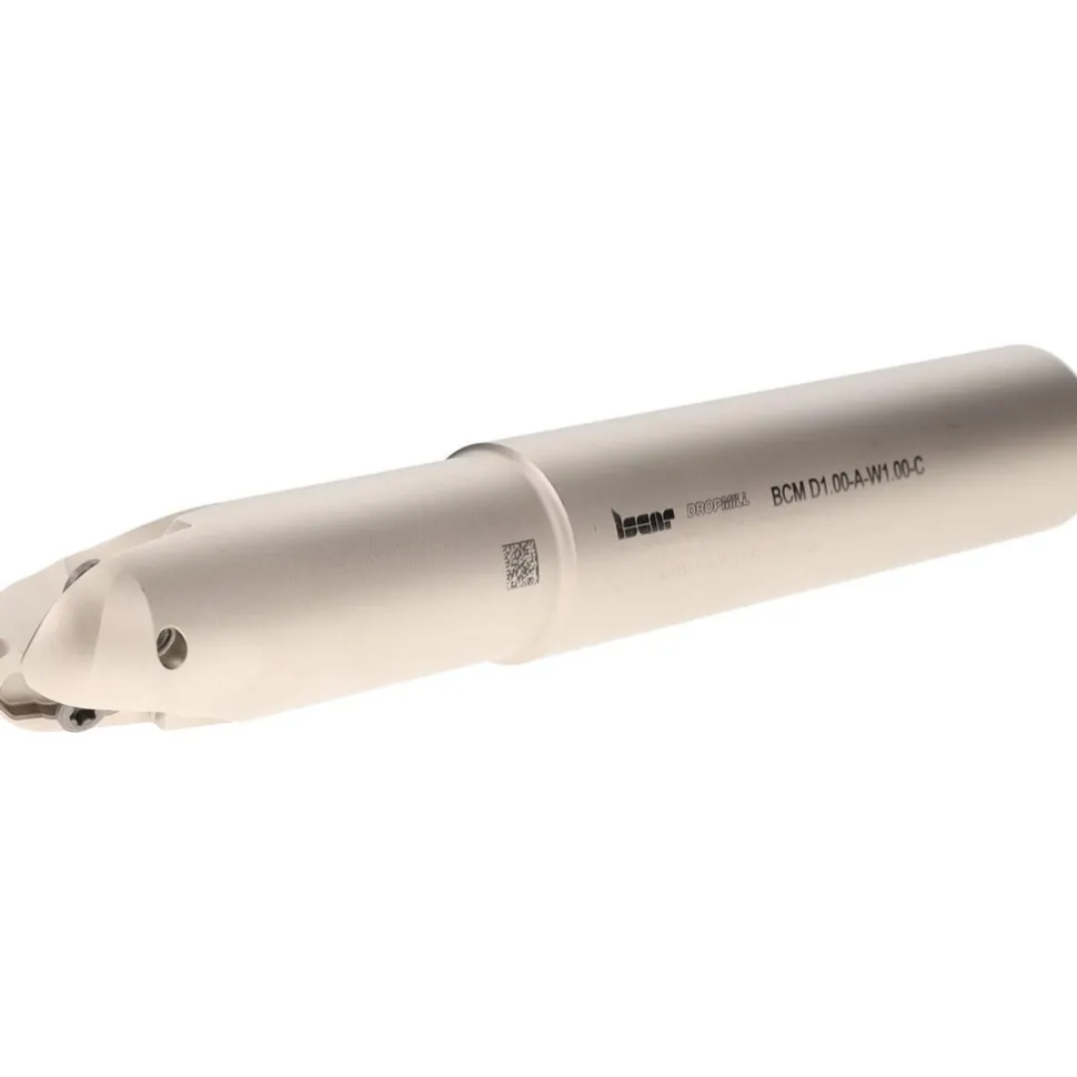 Indexable Ball Nose End Mill: 1" Cut Dia, 6.7" OAL