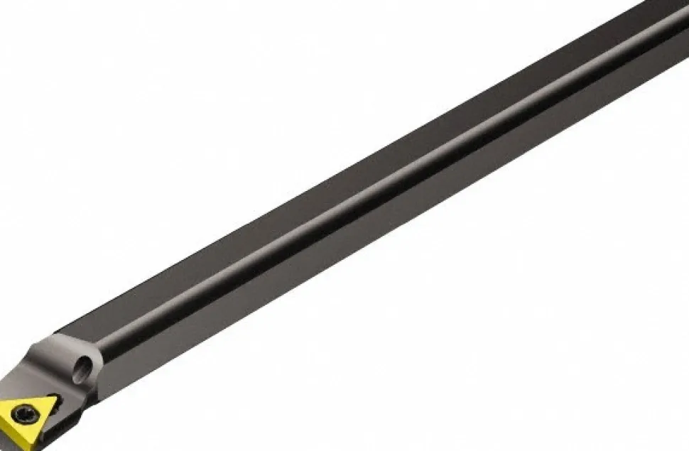 Indexable Boring Bar: A04F-STFCR1.2, 8.70 mm Min Bore, Right Hand, 6.35 mm Shank Dia, 0.000 deg Lead Angle, Steel