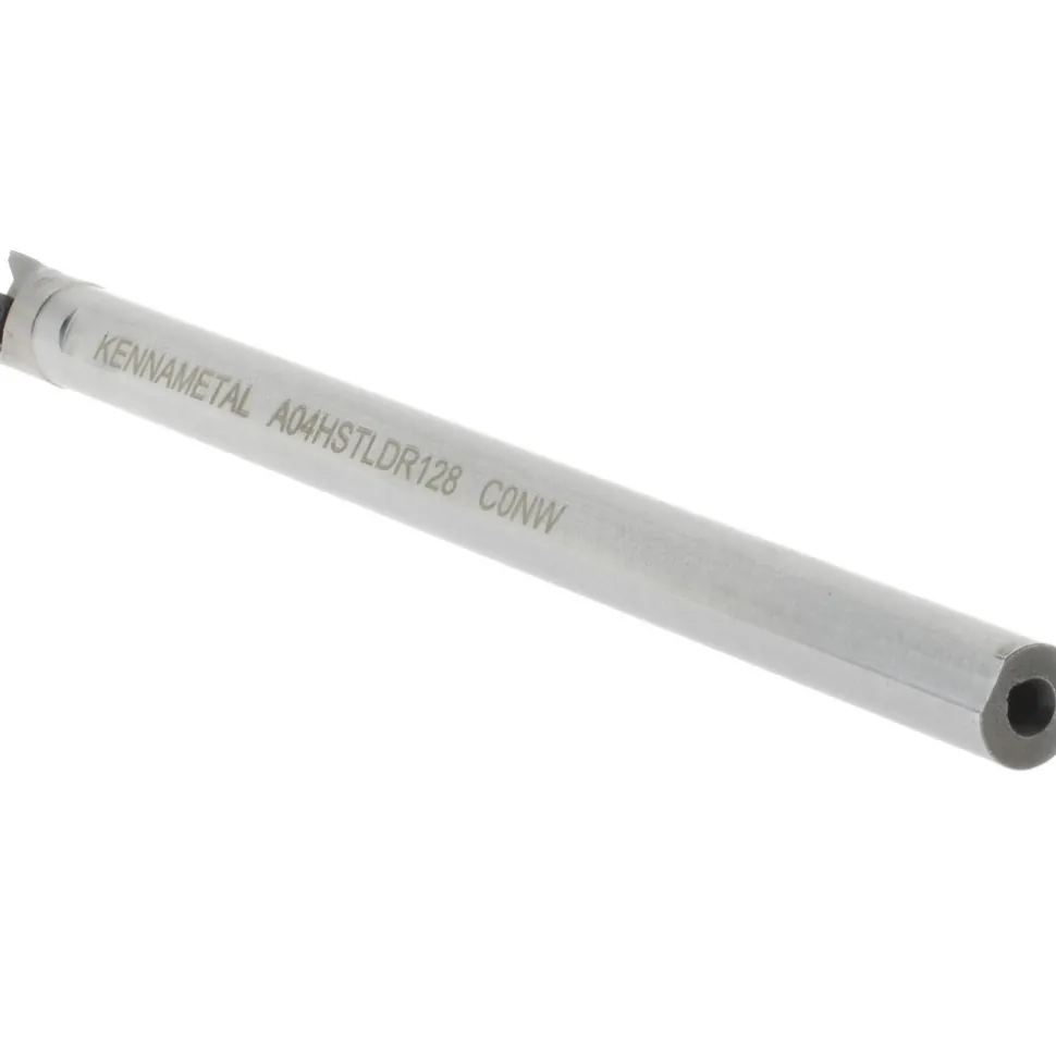 Indexable Boring Bar: A04HSTLDR128, 0.3000" Min Bore, Right Hand, 5.000 deg Lead Angle, Steel