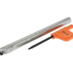 Indexable Boring Bar: A05HSWUPR15, 0.3470" Min Bore, Right Hand, 3.000 deg Lead Angle, Steel