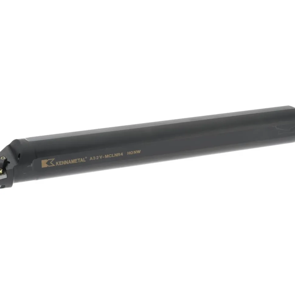 Indexable Boring Bar: A32MCLNR4, 60.96 mm Min Bore, Right Hand, 50.80 mm Shank Dia, -5.000 deg Lead Angle, Steel