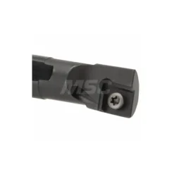 Indexable Boring Bar: A06MSCLCL2, 12.19 mm Min Bore, Left Hand, 9.53 mm Shank Dia, -5.000 deg Lead Angle, Steel