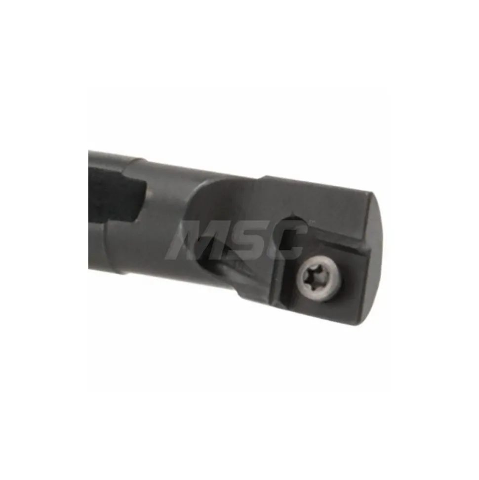 Indexable Boring Bar: A06MSCLCL2, 12.19 mm Min Bore, Left Hand, 9.53 mm Shank Dia, -5.000 deg Lead Angle, Steel
