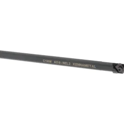 Indexable Boring Bar: A08NEL2, 18.54 mm Min Bore Dia, Left Hand Cut, 1/2" Shank Dia, 3 ° Lead Angle, Steel
