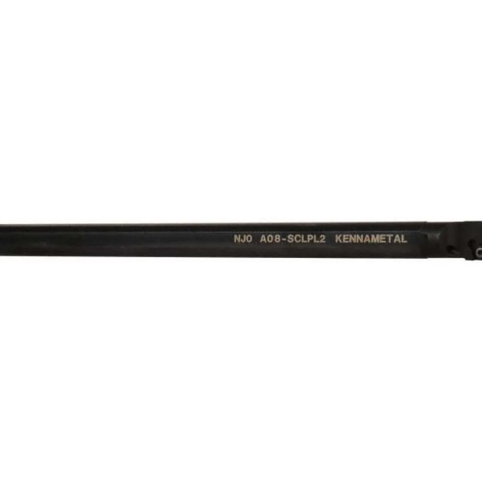 Indexable Boring Bar: A08SCLPL2, 15.24 mm Min Bore, Left Hand, 12.70 mm Shank Dia, -5.000 deg Lead Angle, Steel