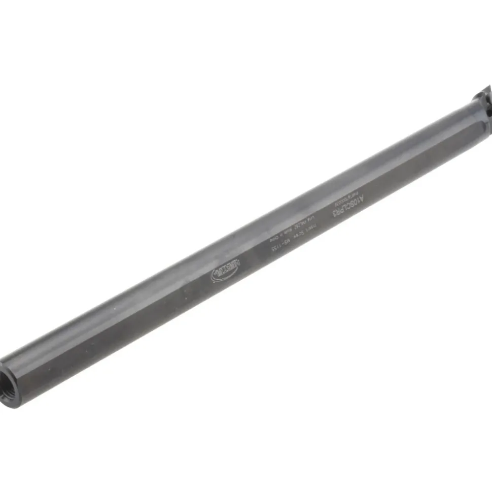 Indexable Boring Bar: A10SCLPR3 5/8", 0.7700" Min Bore, Right Hand, -5.000 deg Lead Angle, Steel