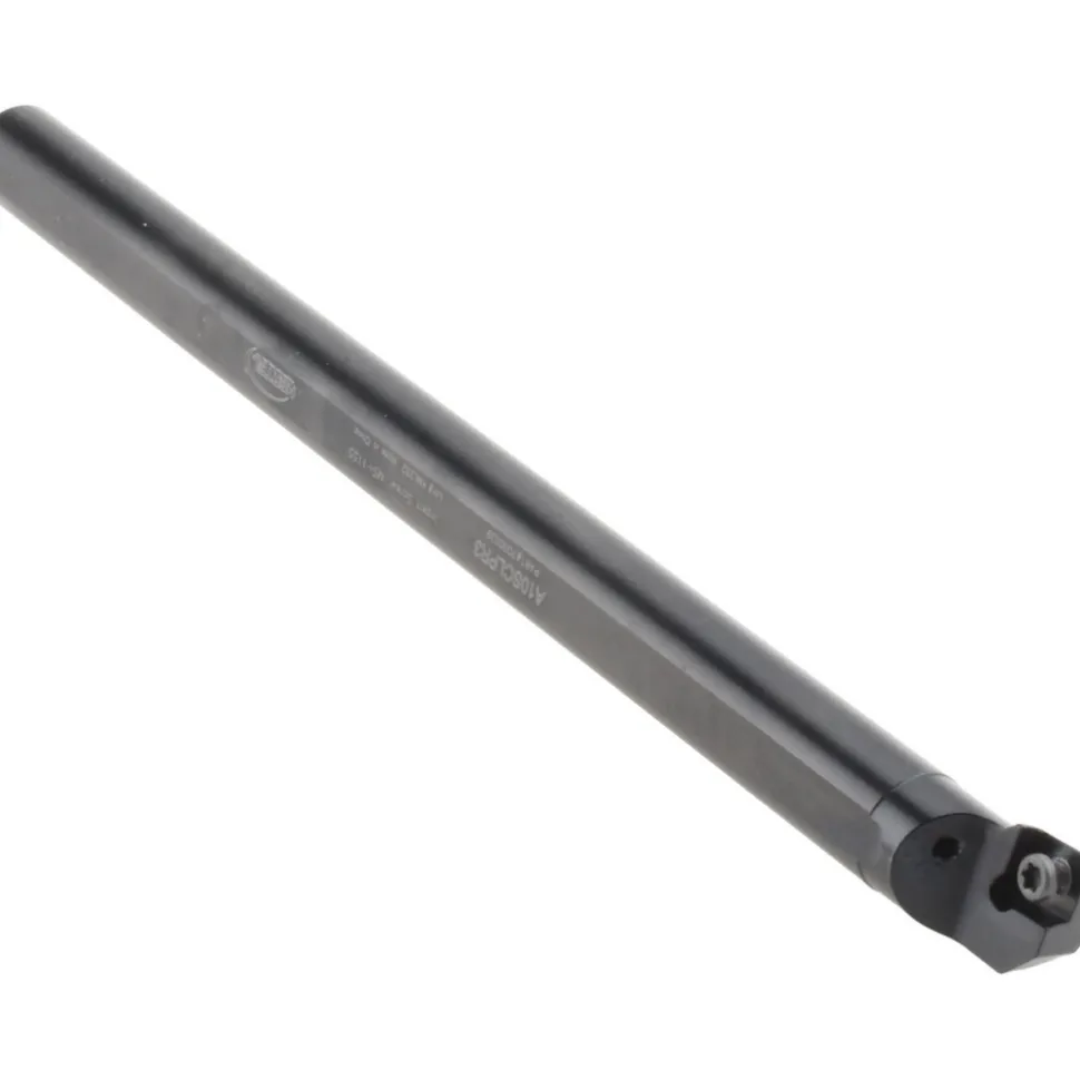 Indexable Boring Bar: A10SCLPR3 5/8", 0.7700" Min Bore, Right Hand, -5.000 deg Lead Angle, Steel